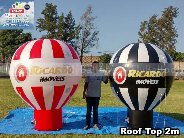 Balões infláveis promocionais Ricardo Imóveis